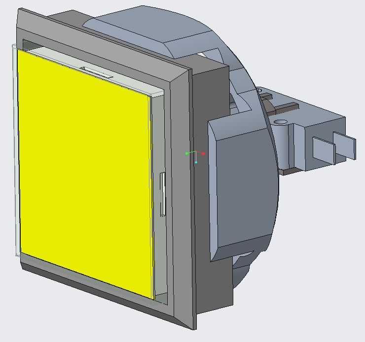 Square 60mm Arcade Button