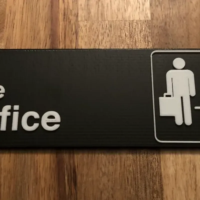 The Office Sign by jakestaby | Download free STL model 