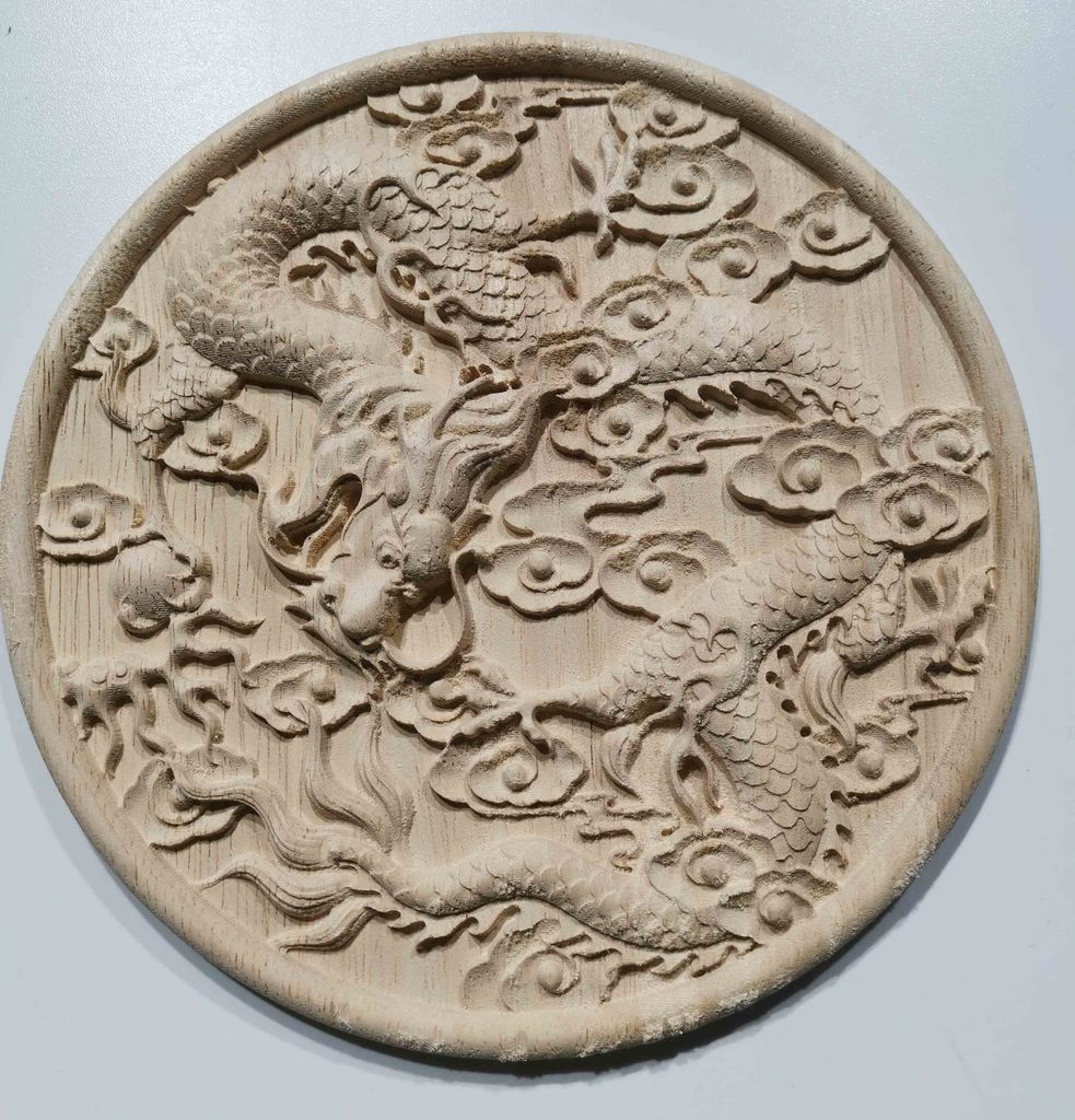 Dragon woodcarve(generated by Revopoint POP 2)