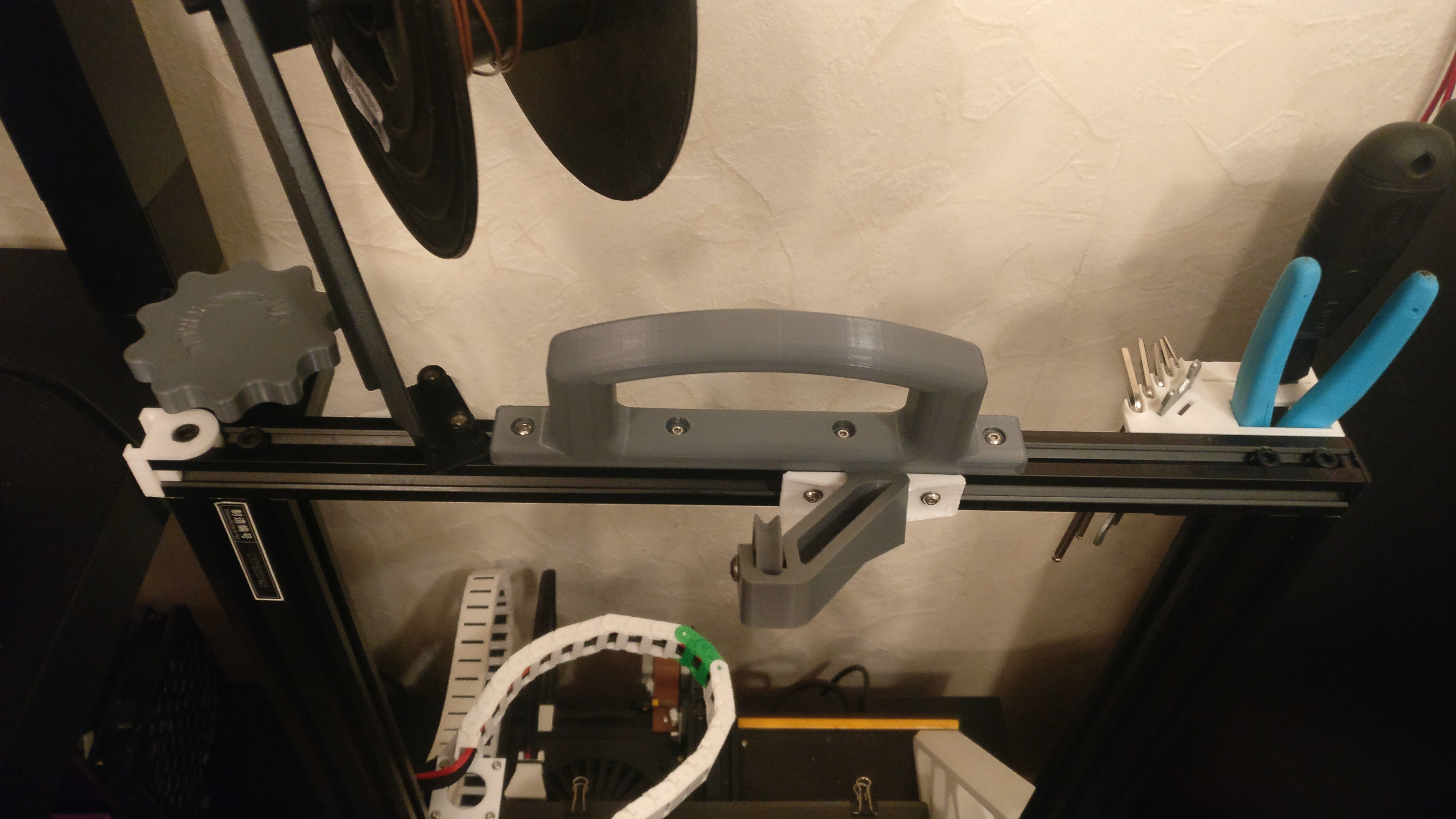 CR-10 Top spool holder angle mount