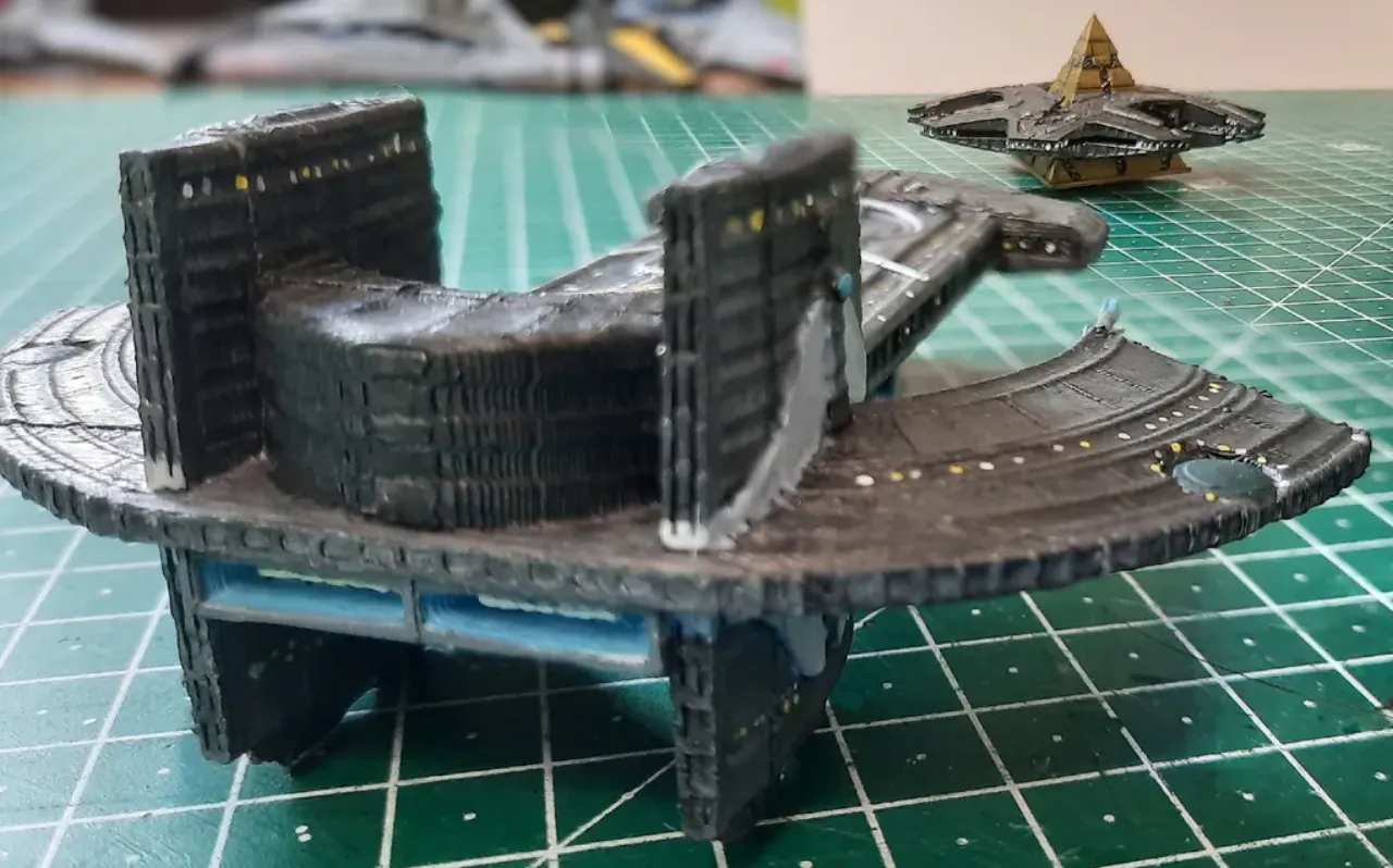 SG-1 Asgard Bilskirnir/Beliskner Battlecruiser 1:9000 Scale by ...