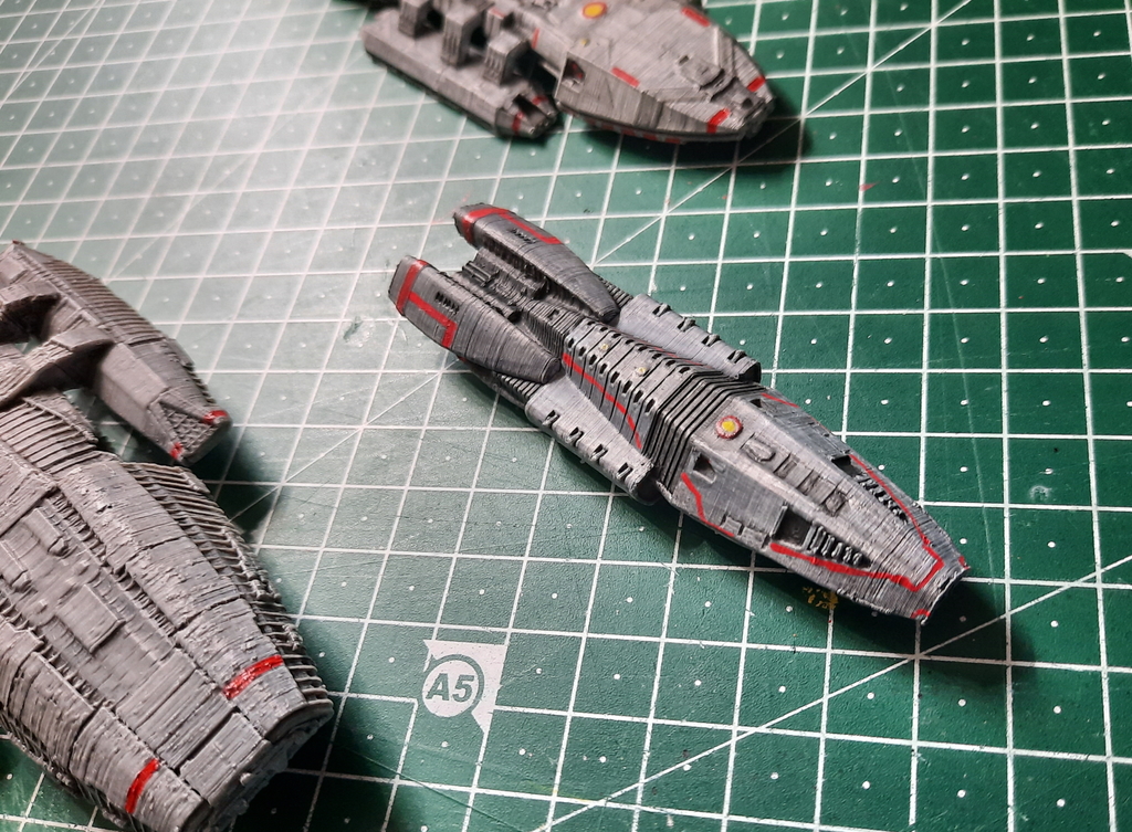 BSG Adamant Frigate 1:9000 Scale