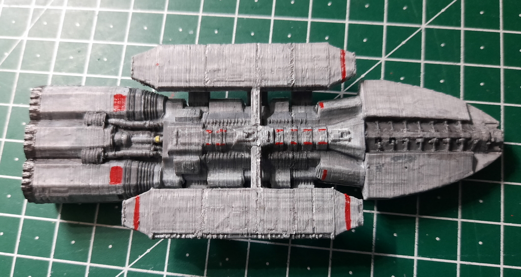 Bsg Battlestar Artemis 1:9000 Scale By Moffkalast 