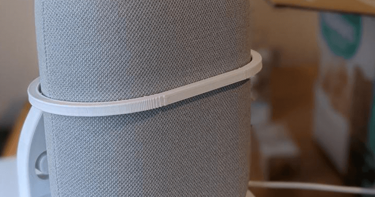 Google Nest Audio Wall Mount by Turnt Download free STL model