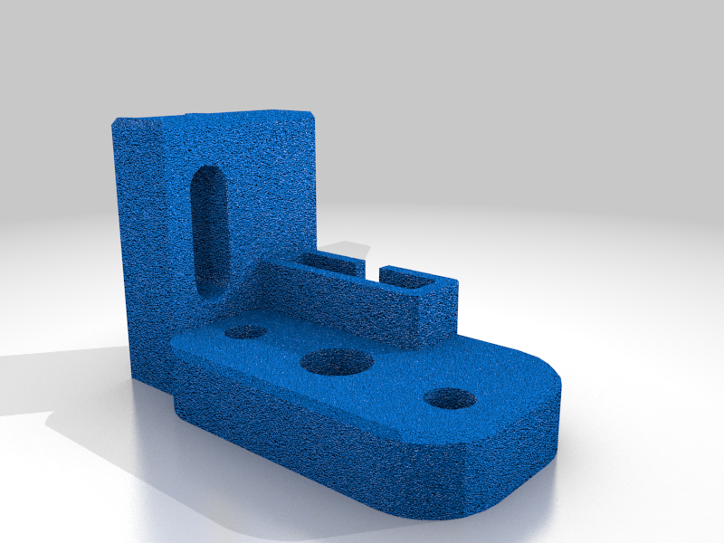 CR10 E3D Printermods Volcano Direct Drive Mount by thadjenkins