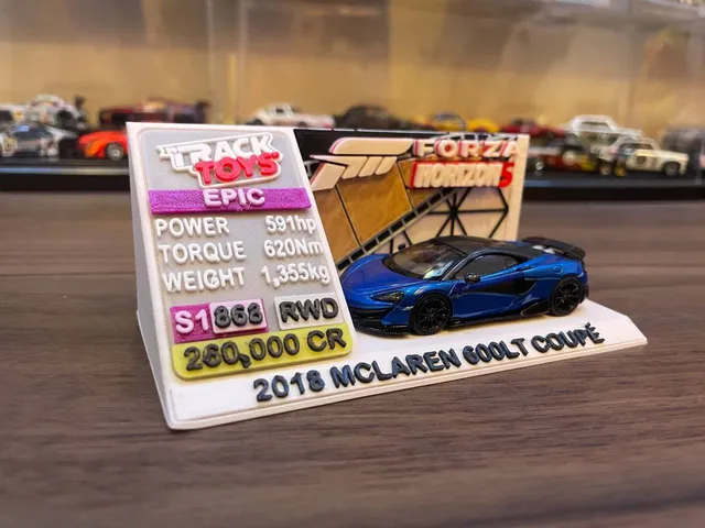 Forza Horizon 5 Festival Garage Display Base (LCD Models Mclaren 600LT)