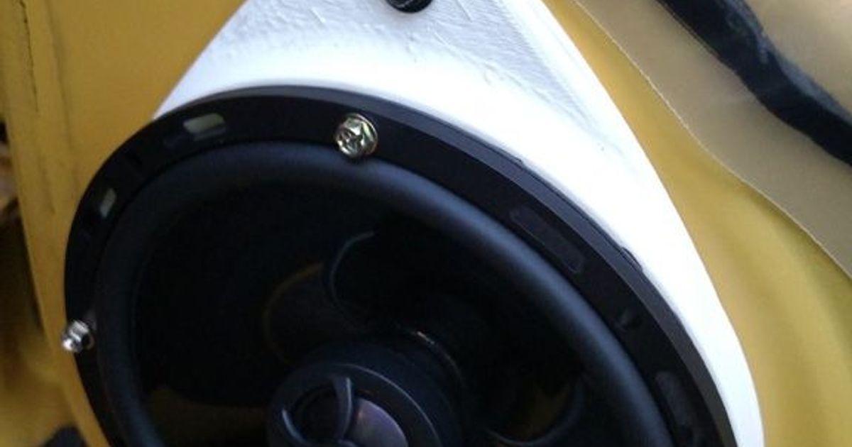 GM Speaker Adapter for 6.5" speakers by Mantis4g63 Download free STL model