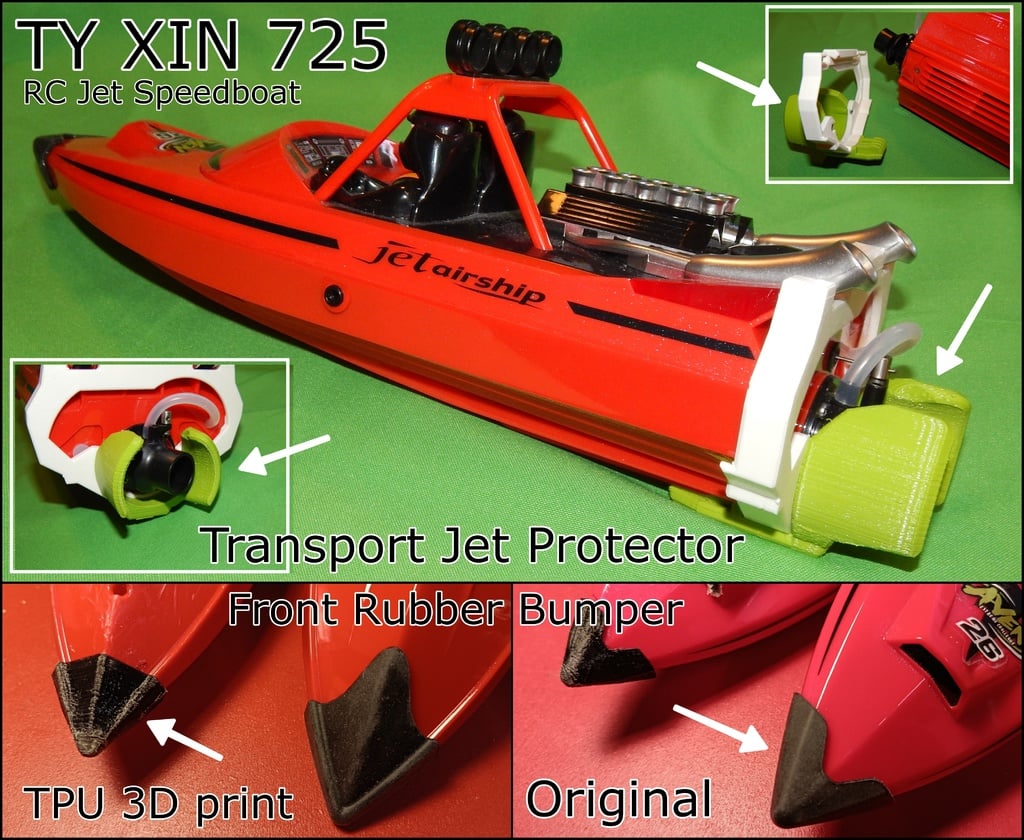 TY XIN 725  "Transport" Jet Shield-Protector and Front Rubber Bumper
