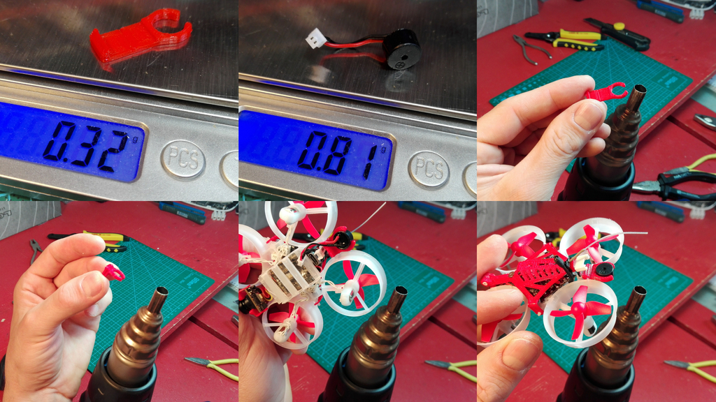 Tiny Whoop Canopy Camera Buzzer Mount — thumbnail 11