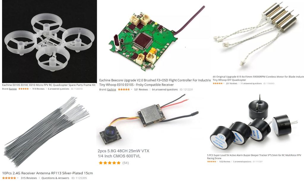 Tiny Whoop Canopy Camera Buzzer Mount — thumbnail 13