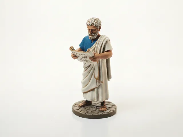 Greek Scholar Figurine Classical Statue 3D Printable