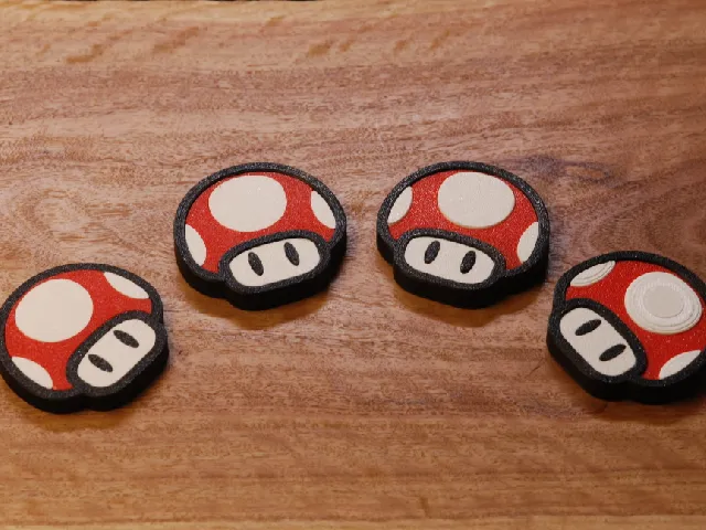 Power Up Mushroom Fridge Magnet