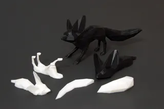 Plated Animated Fennec Fox 