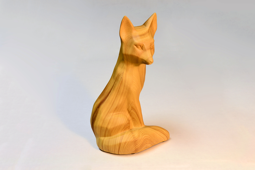 3D Scan of Sitting Fox Decor