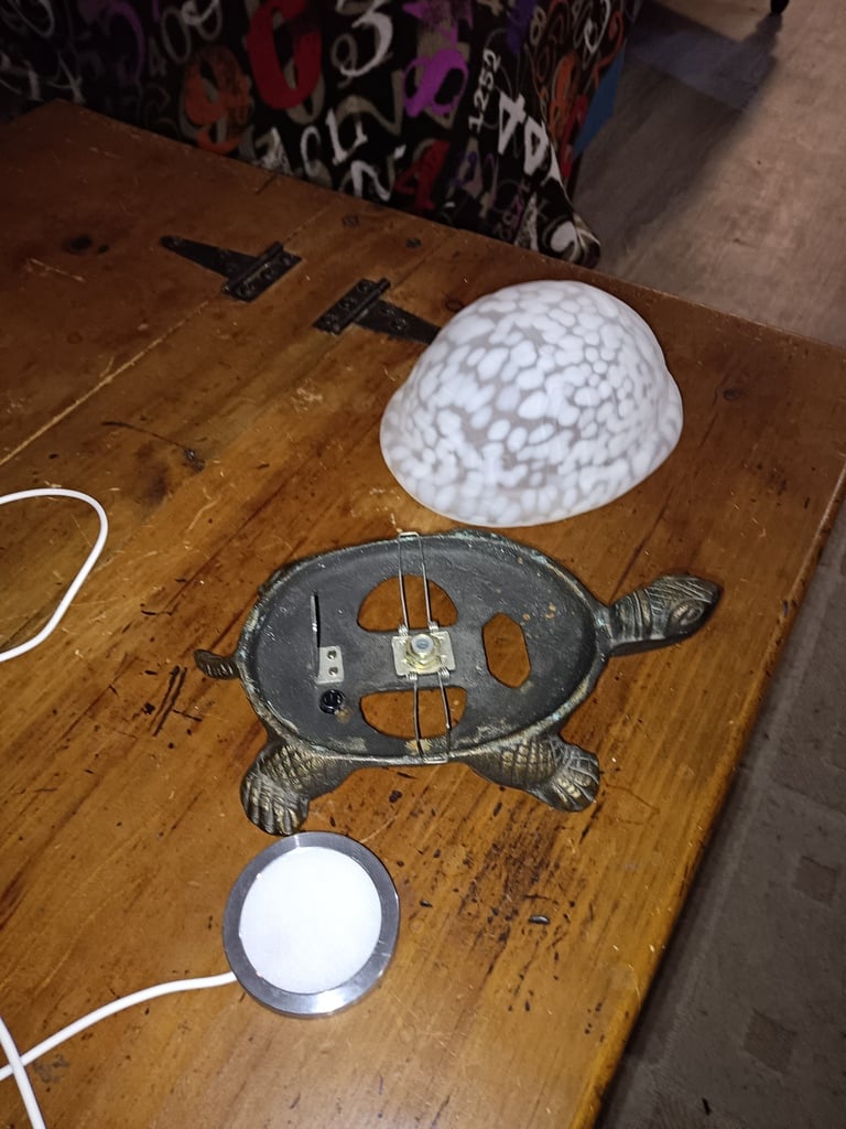 Miniatura 1 do modelo 3D turtle lamp bambu mod