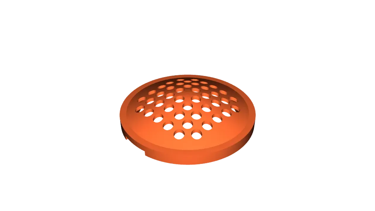 Free STL file Simple drain cover・3D printer model to download・Cults