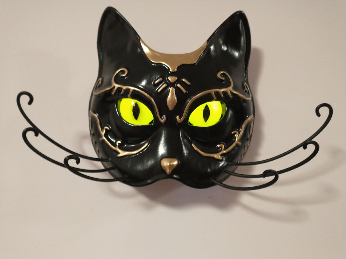 Bioshock Cat Splicer Mask with LED Eyes