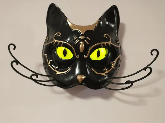 Bioshock Cat Splicer Mask with LED Eyes