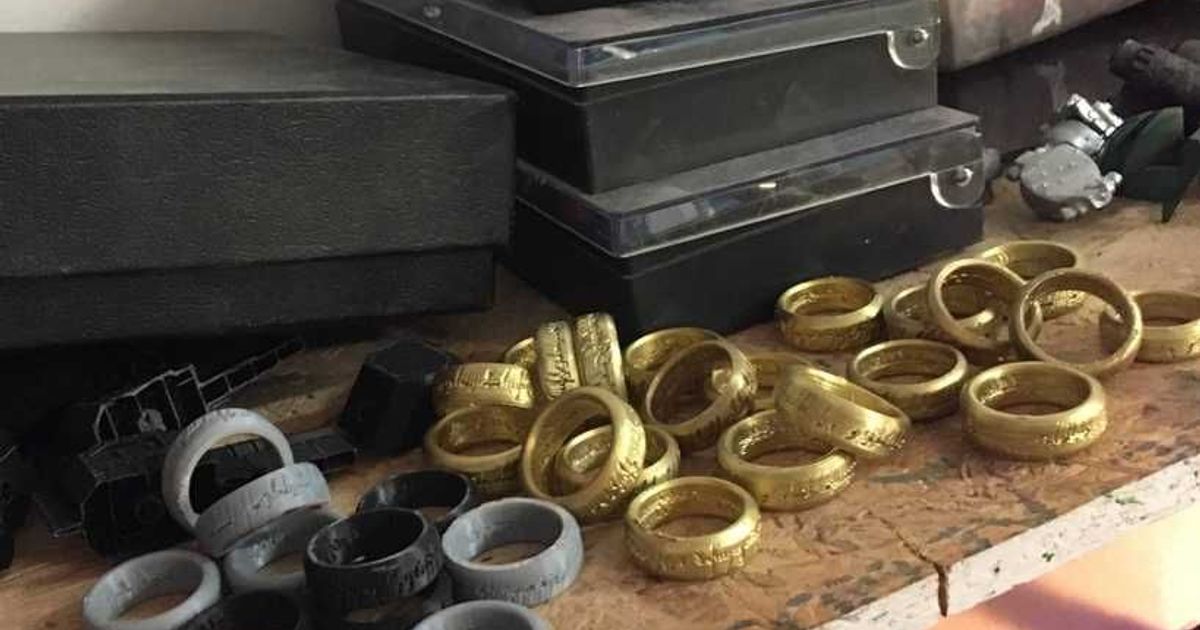 The One Ring from LOTR/Hobbit by ReProps | Download free STL model ...
