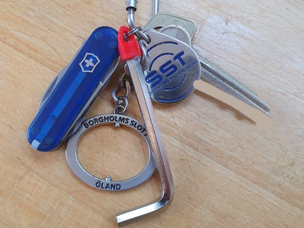 Keychain allen-key adapter (5mm)