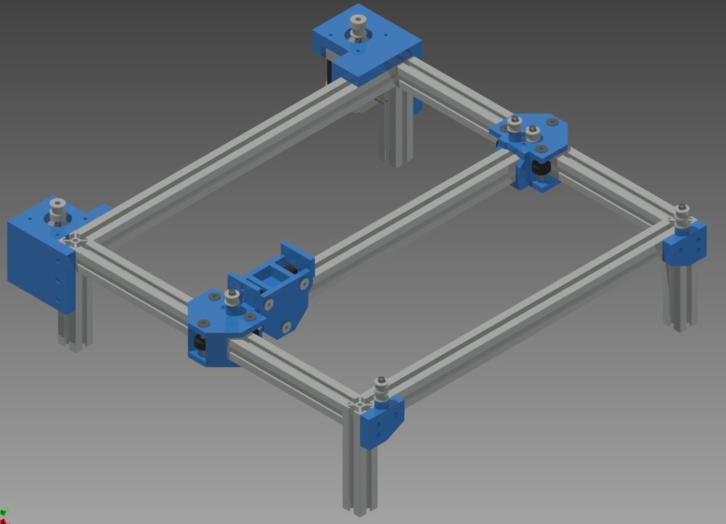 HyperCube V-Slot CoreXY mechanics