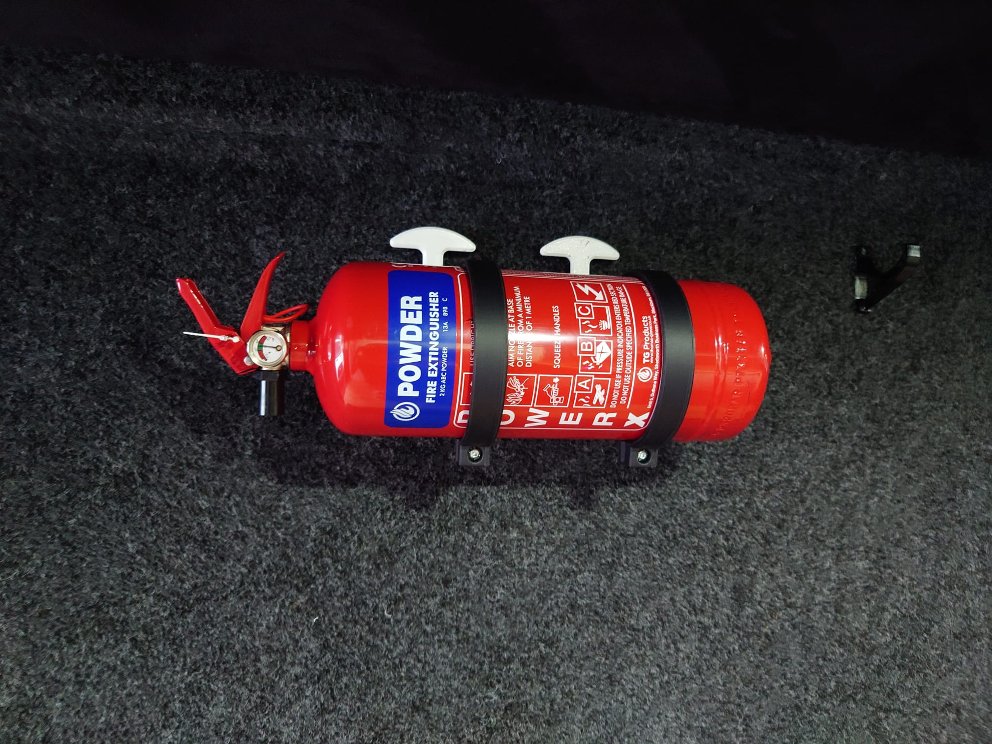 Fire Extinguisher Horizontal Wall Mount/ Quick Release — miniatura 3