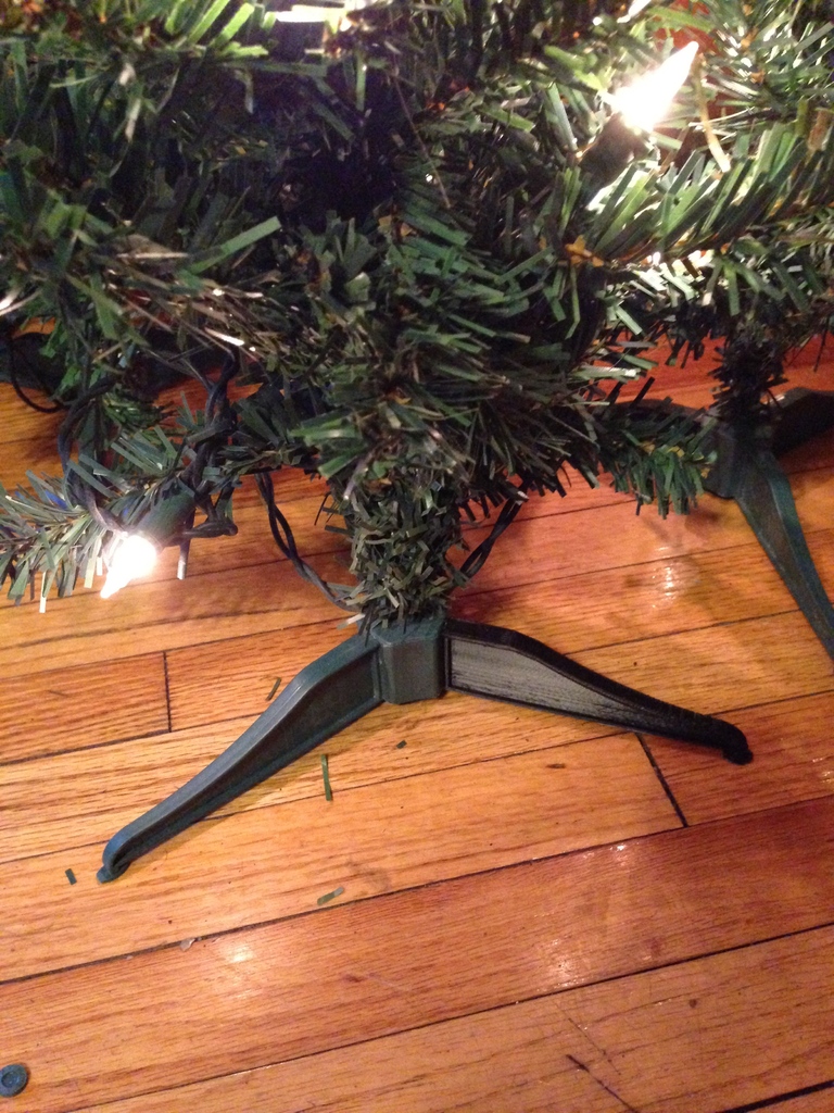 Ornamental Christmas Tree Foot by cfinke Download free STL model