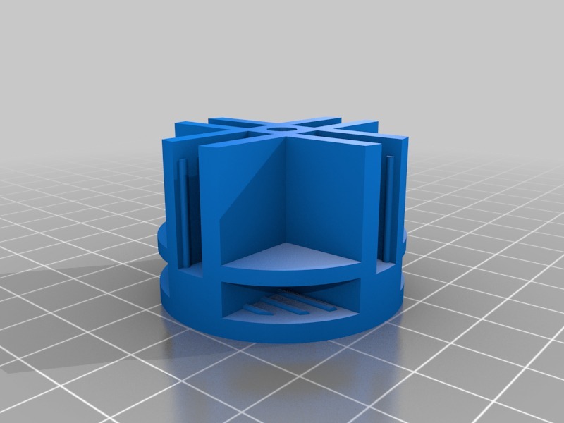 Wire Cube Plastic Connector by cfinke Download free STL model