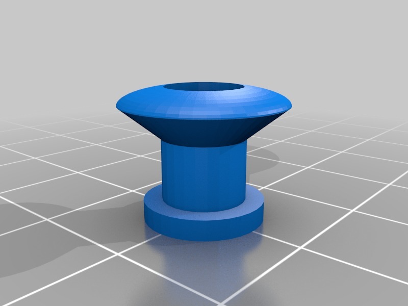 Miniatura 2 do modelo 3D Customizable Guitar Strap Button