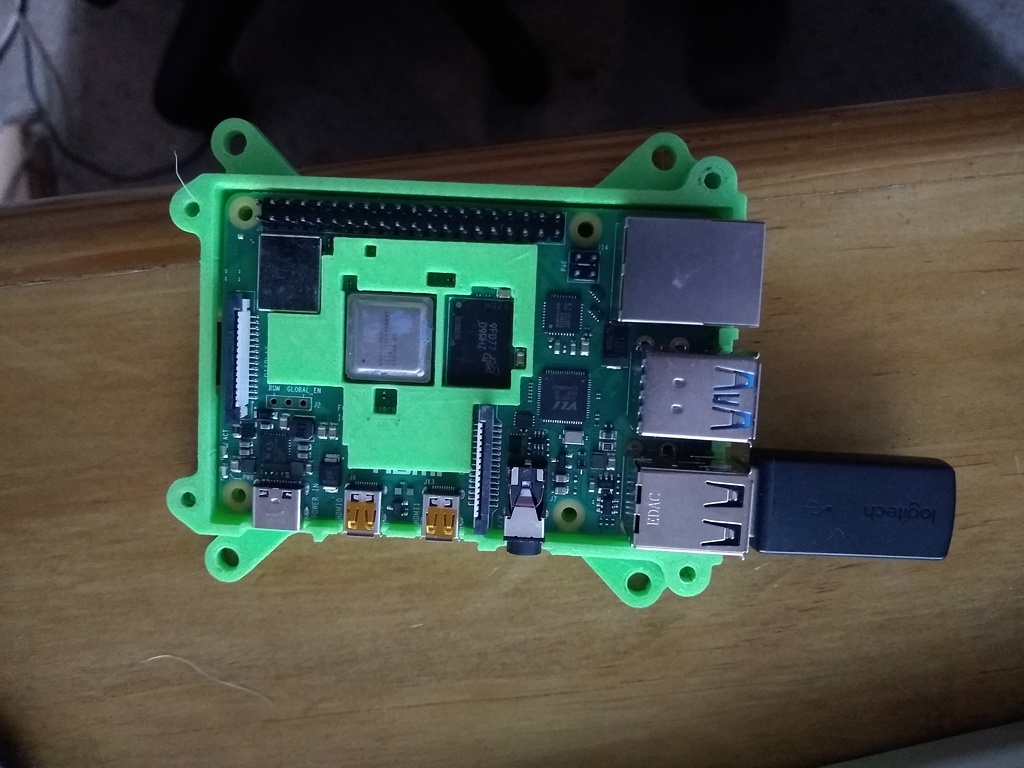 Raspberry pi 4 heatsink stabiliser/protector