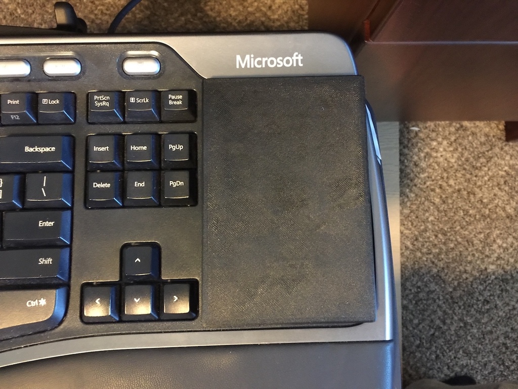 Number Pad Cover - Microsoft Ergonomic Keyboard