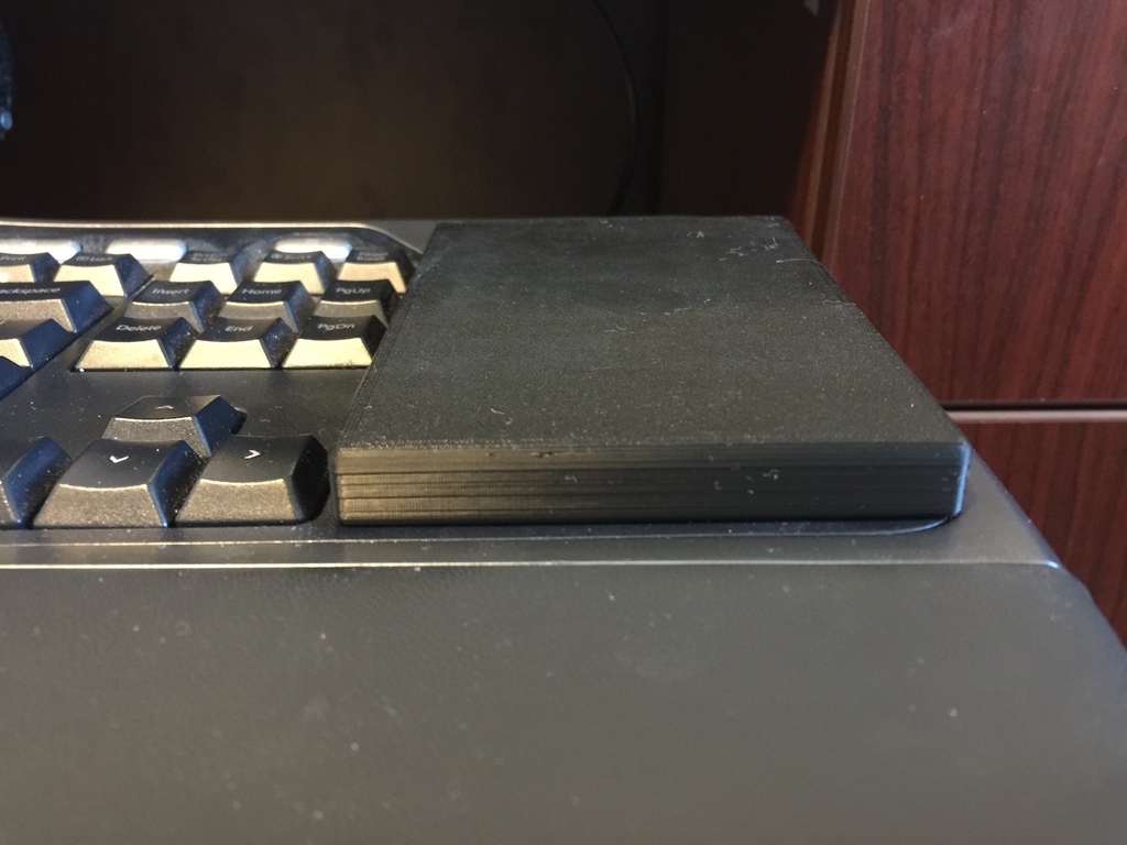 Number Pad Cover Microsoft Ergonomic Keyboard by colossatr0n