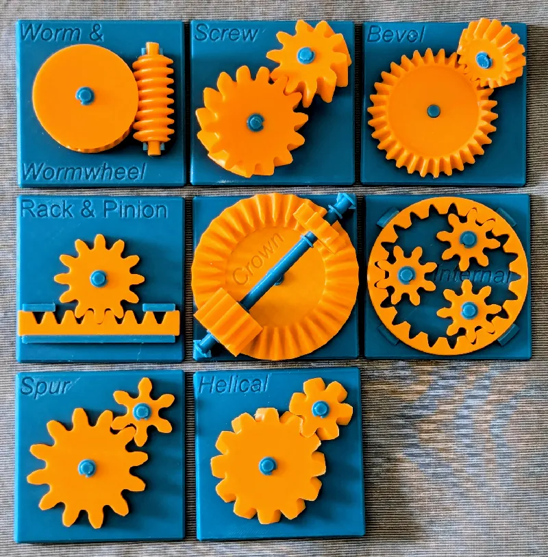 Educational Gear Examples 1 by osamutake | Download free STL model ...