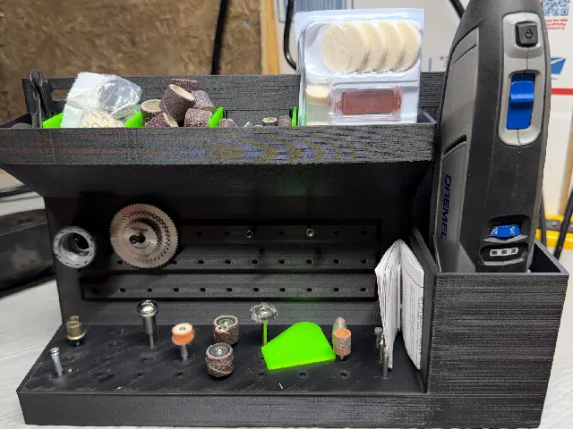 Dremel Toole Peg Board Storage