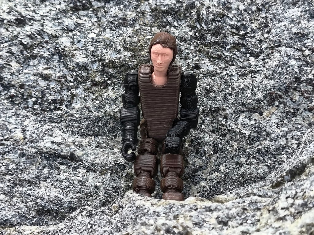 F.P.A.P. 3.75 in Retro Action Figure 5 Points of Articulation Easy Reassembly — miniatura 5
