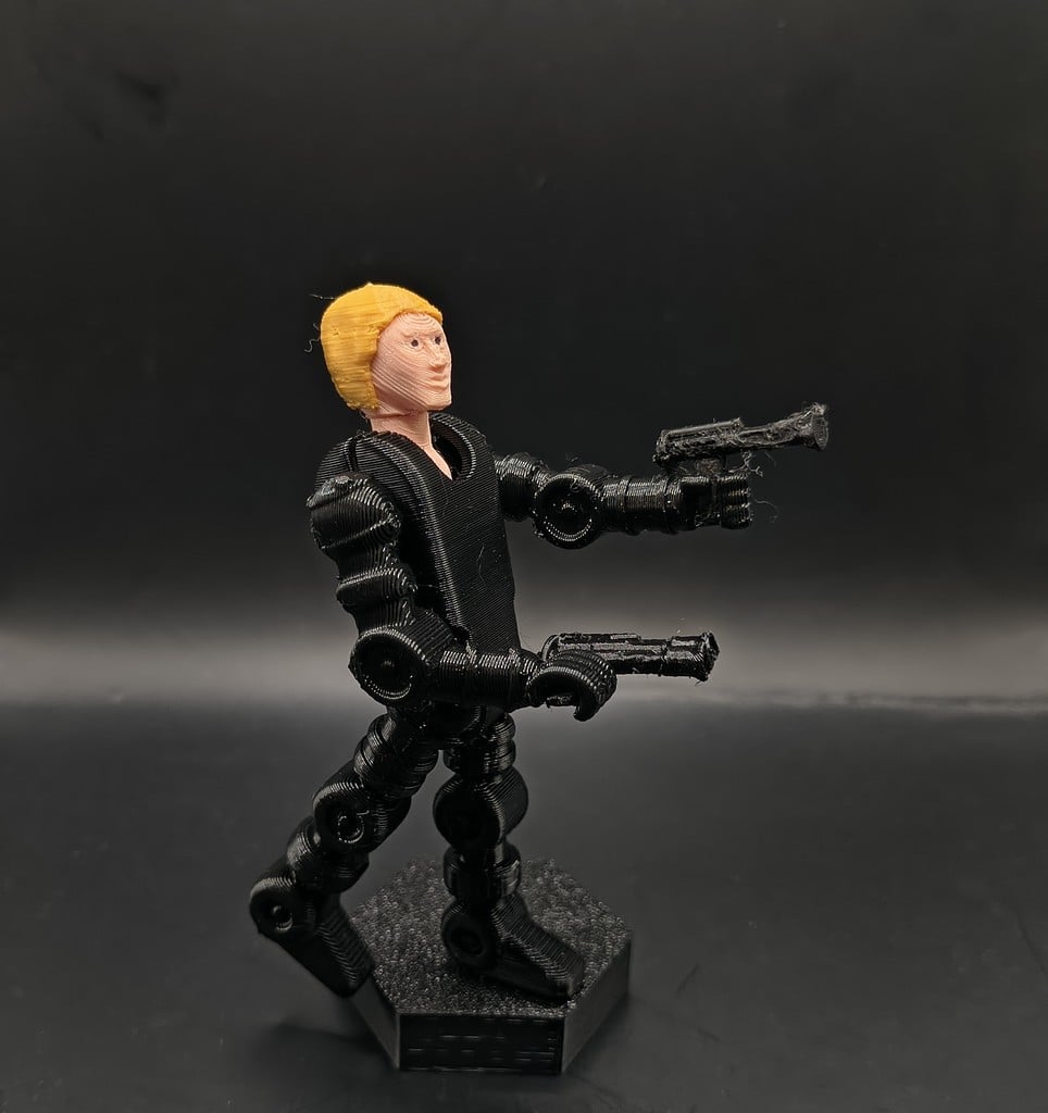 F.P.A.P. 3.75 in Retro Action Figure 5 Points of Articulation Easy Reassembly — miniatura 6
