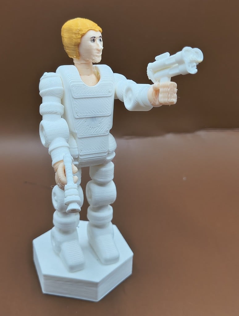 F.P.A.P. 3.75 in Retro Action Figure 5 Points of Articulation Easy Reassembly — miniatura 2