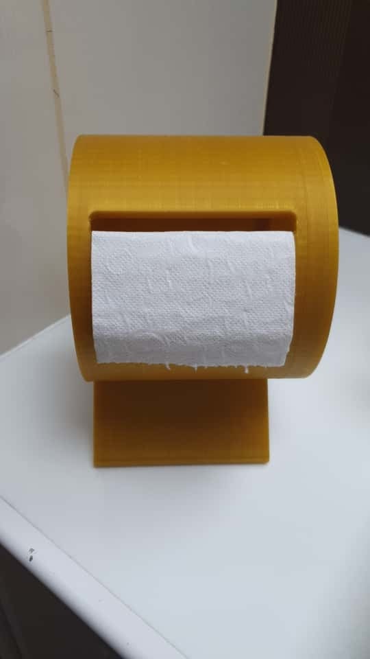 Desktop Toilet Paper Holder - Dispensing Innovation