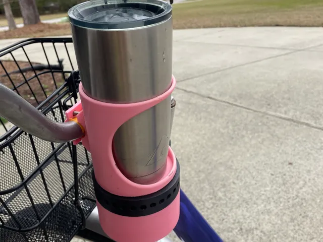 Bicycle Cup Holder W/ Rechargeable Bluetooth Speaker