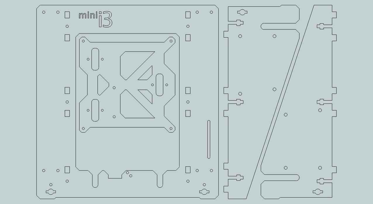 Prusa i3 Laser Cut Frame and Braces by Shane Graber | Download free STL ...