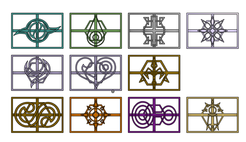 Moldes para galletas - Emblemas Digimon