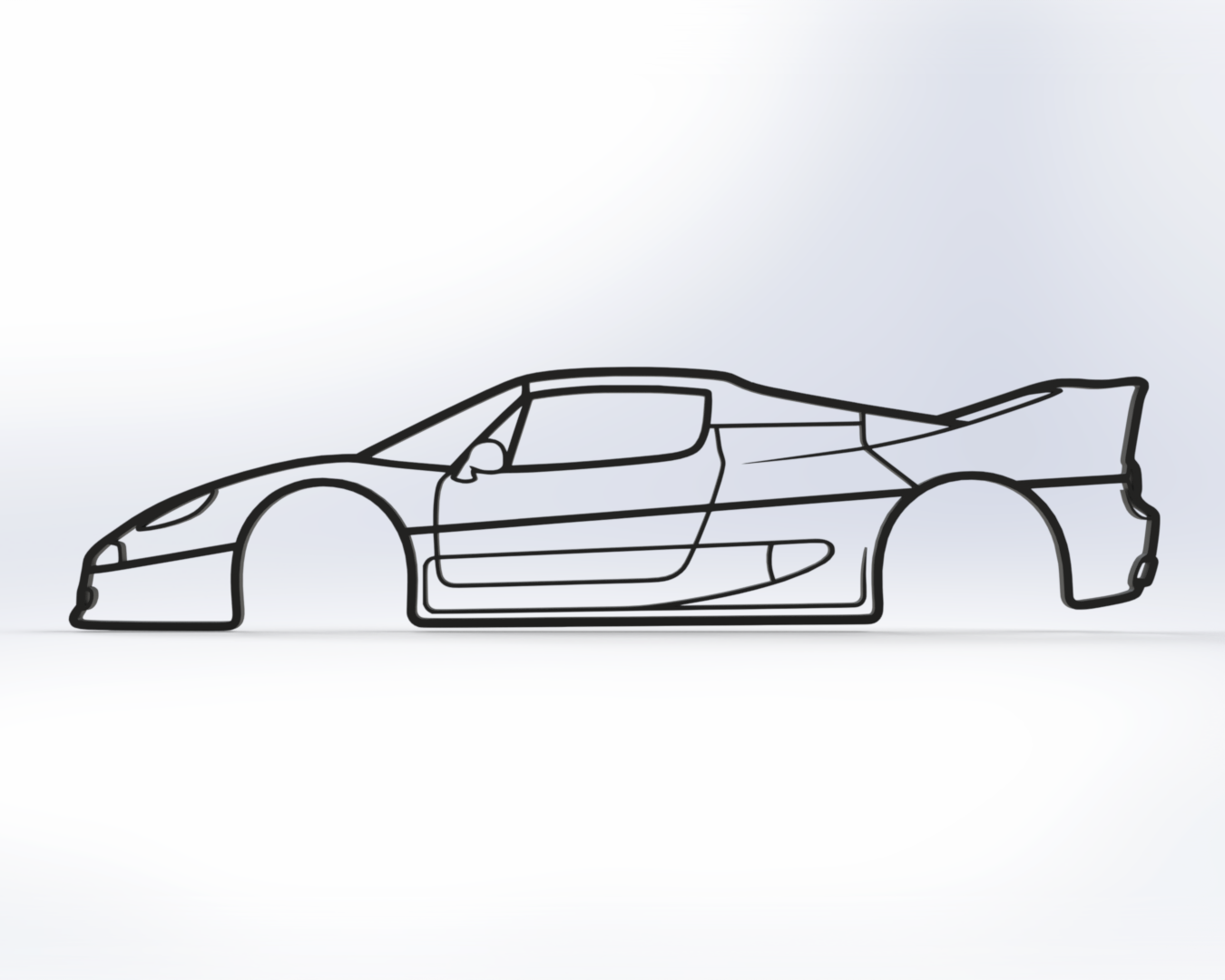 Ferrari F50 Wall Art