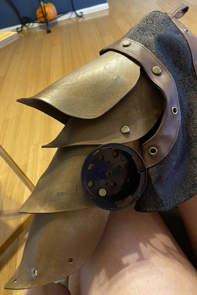 Steampunk Pauldron Armor by perfuzion | Download free STL model ...