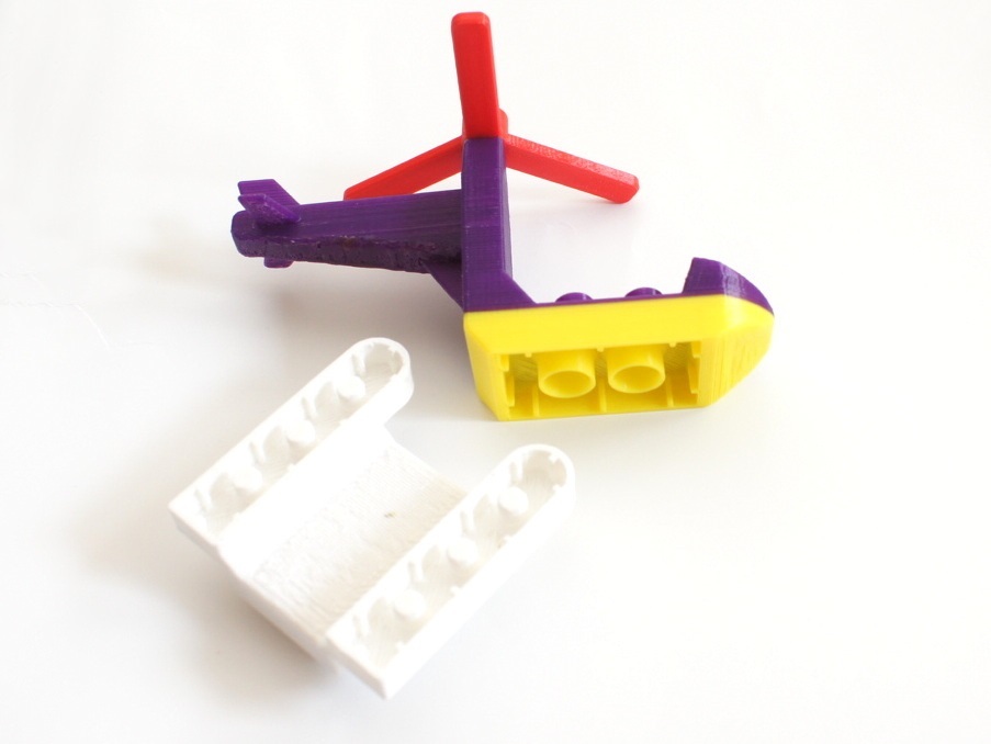 Miniatura 3 do modelo 3D Duplo Compatible Mini Helicopter