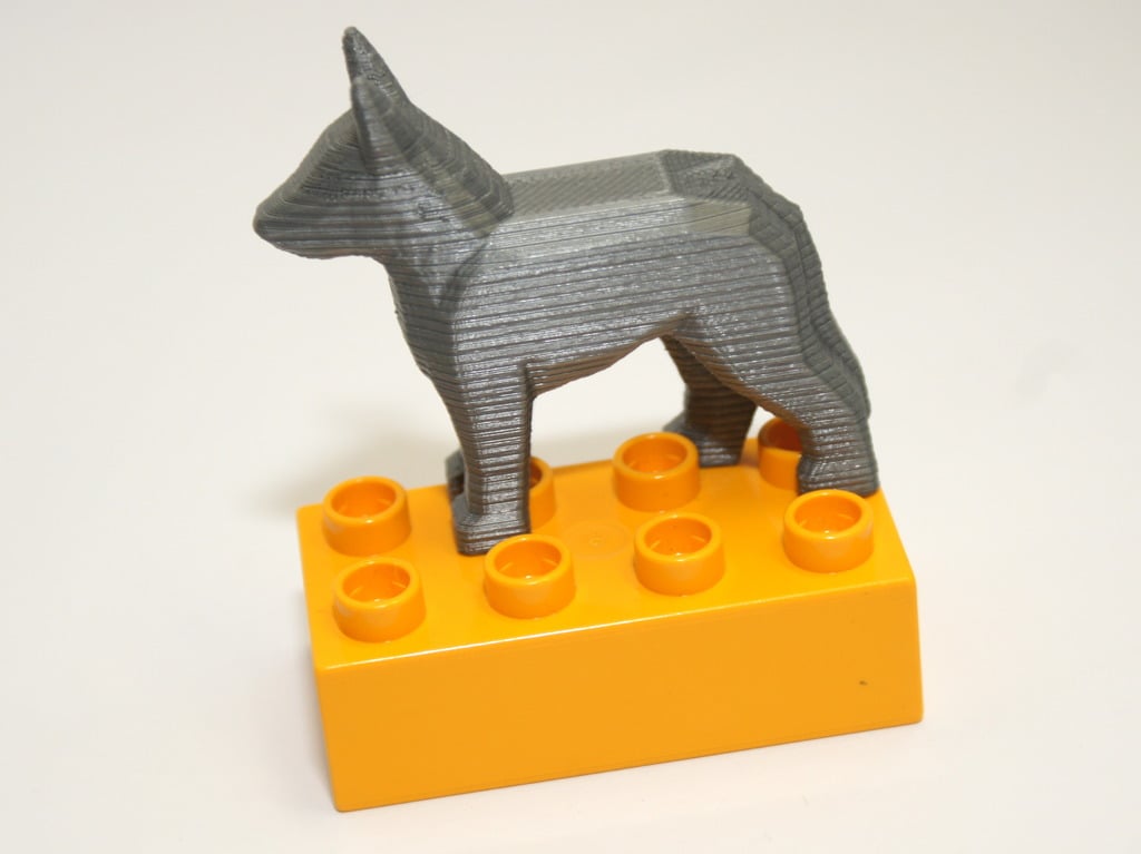 Duplo Compatible German Shepard Dog