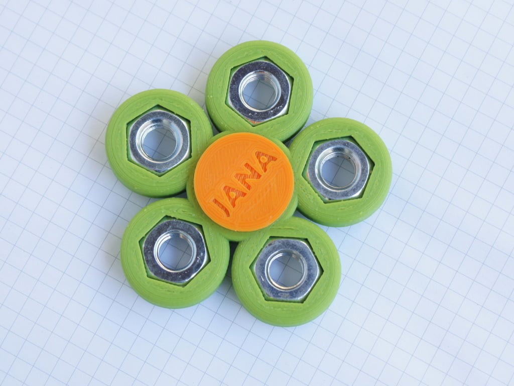 Flower Like Fidget With M10 Nuts