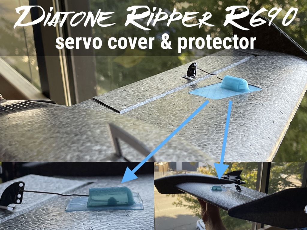 Diatone Ripper R690 Servo Cover & Protectors (aka HEE Wing F-01)