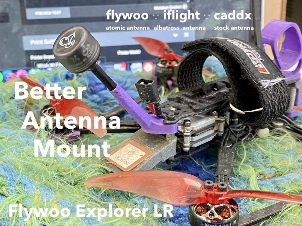 Better Flywoo Explorer Antenna Holder