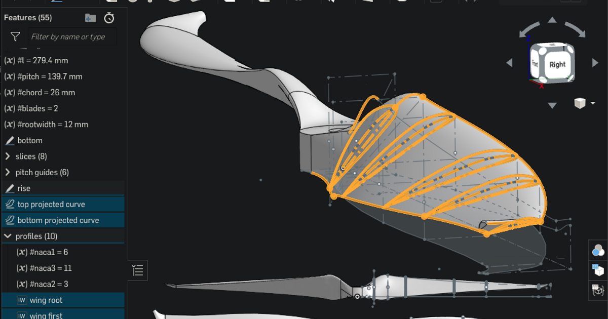 Drone/Plane Propellers generative design, any size by t4obrien
