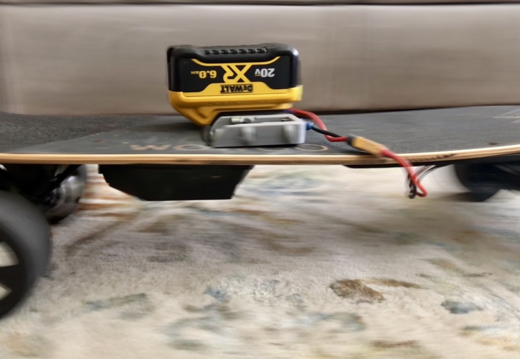 DeWalt Drill Battery Mount for Electric Skateboard (+anything else)